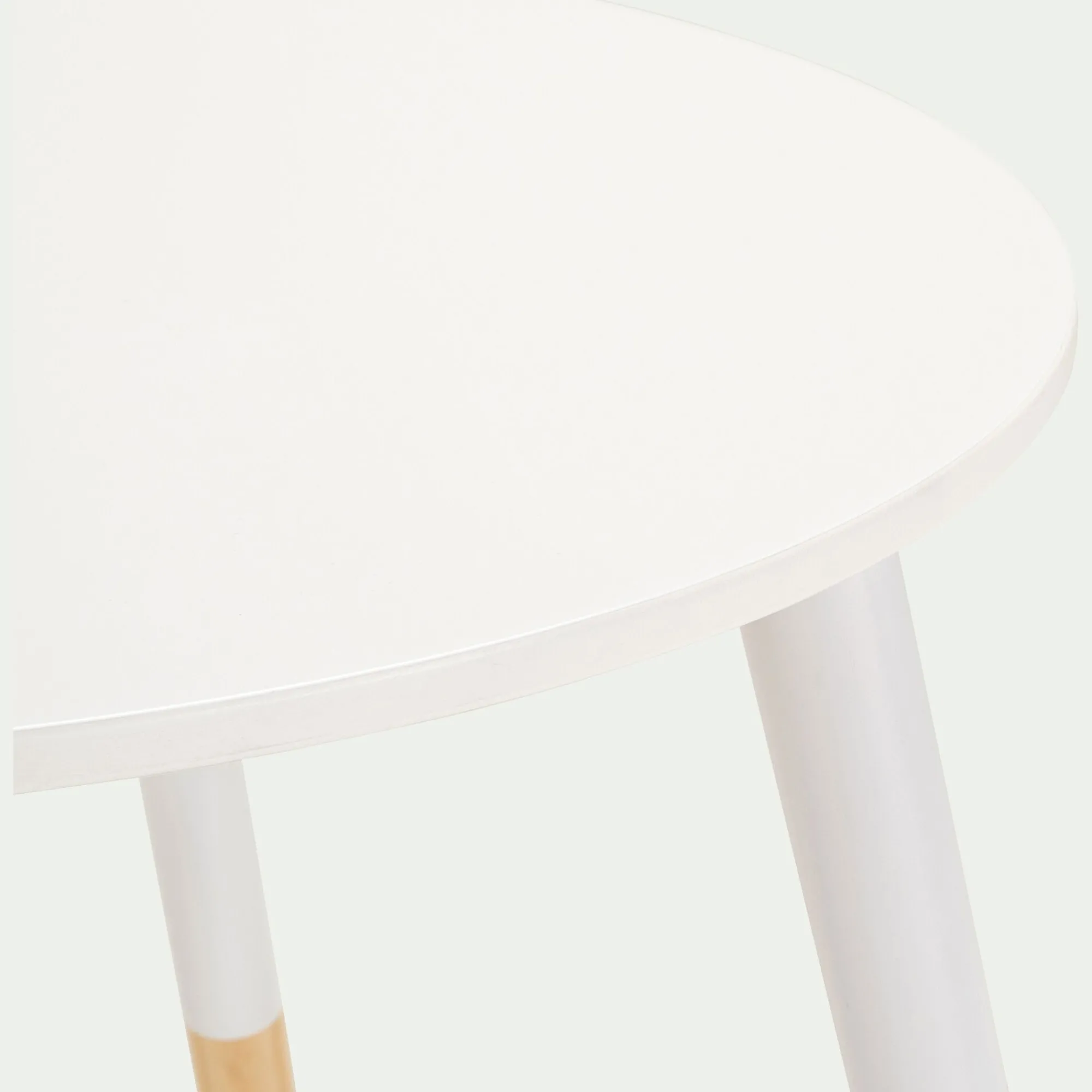 alinea Table Et Chaise Enfant*Table enfant en bois D60x47,7cm - Blanc