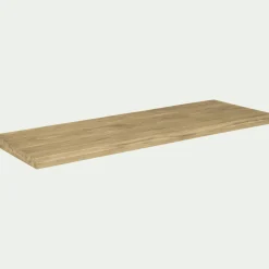 alinea Rangement De Salle De Bain*Tablette / Top pour sous-vasque double L120cm Bois clair