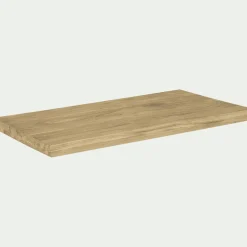 alinea Rangement De Salle De Bain*Tablette / Top simple pour meuble sous-vasque L80cm Bois clair