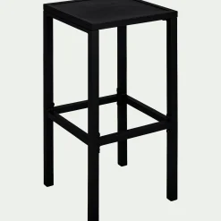 alinea Tabouret Haut De Bar*Tabouret de bar en acier - H74cm Noir