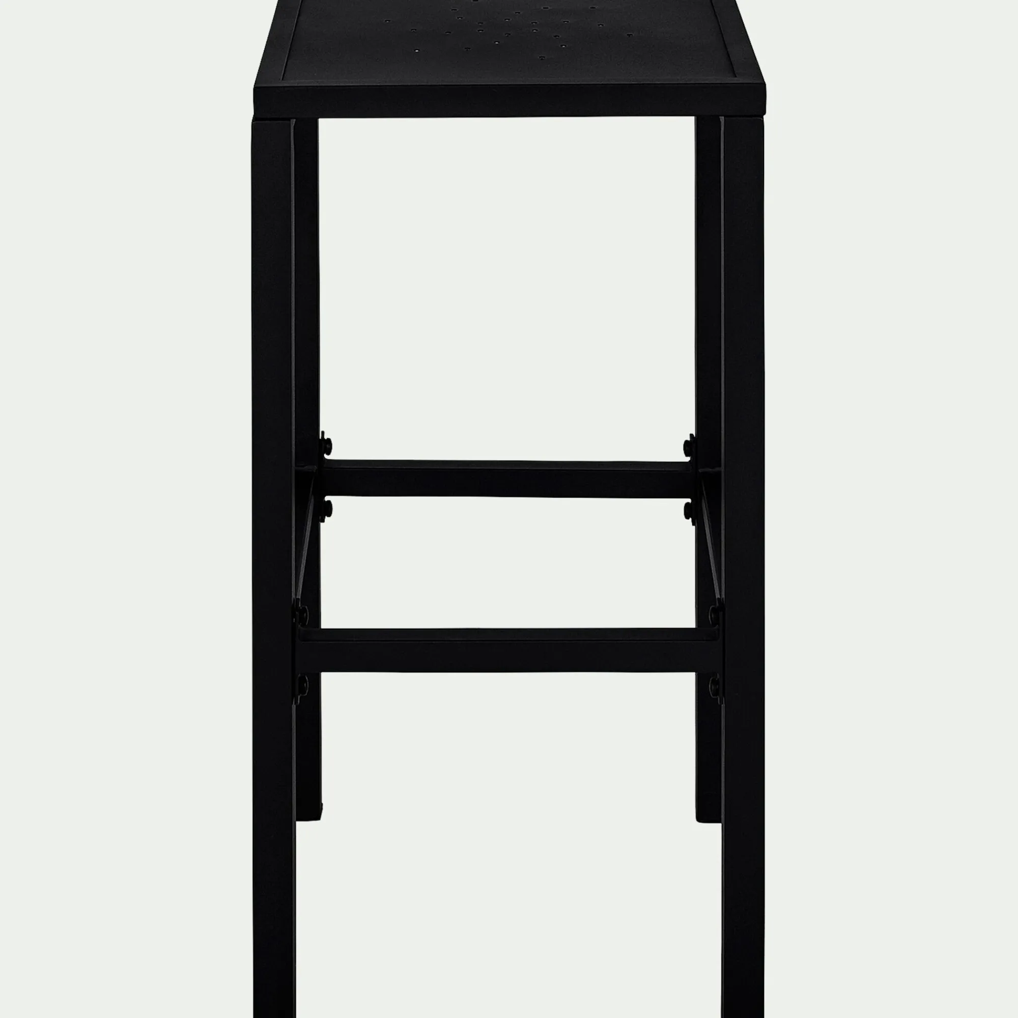 alinea Tabouret Haut De Bar*Tabouret de bar en acier - H74cm Noir