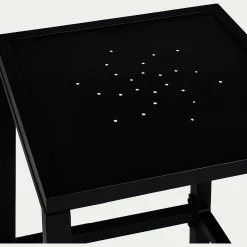 alinea Tabouret Haut De Bar*Tabouret de bar en acier - H74cm Noir