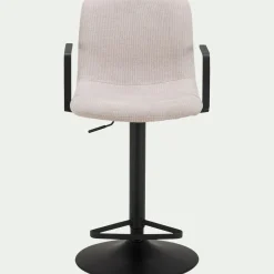 alinea Tabouret Haut De Bar*Tabouret haut en tissu H114cm - Beige