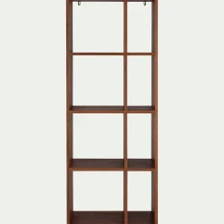 alinea Rangement À Composer|Bibliothèque Et Étagère*Étagère 8 cases en chêne massif - Bois foncé