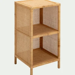 alinea Bibliothèque Enfant|Bibliothèque Enfant*Étagère 2 cases en rotin - Naturel