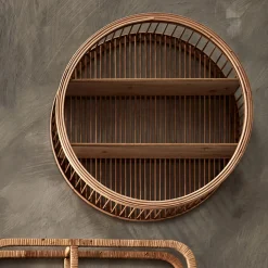 alinea Étagère Murale*Étagère déco en bambou D60cm - Naturel