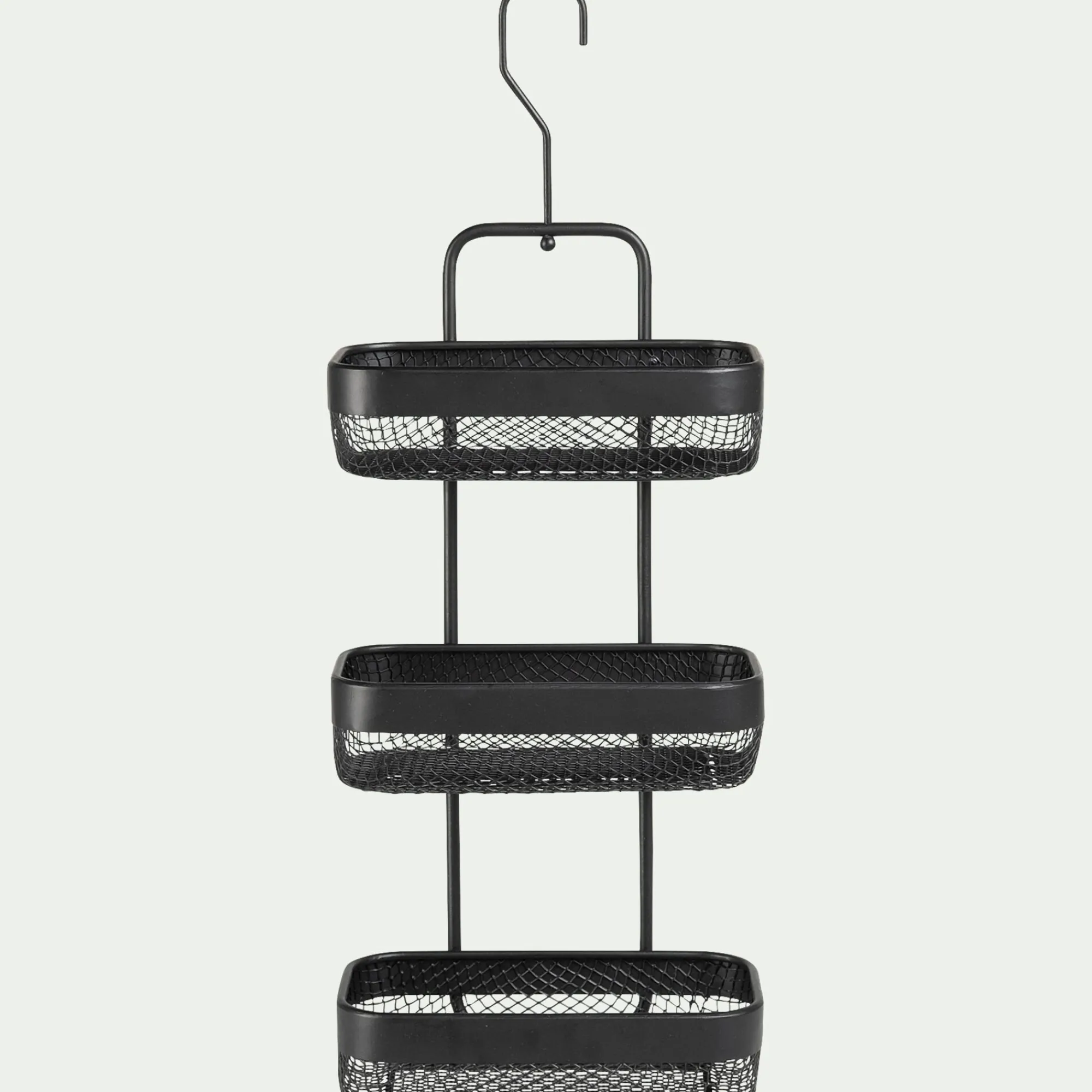 alinea Accessoire De Salle De Bain|Rangement De Salle De Bain*Étagère de douche en acier - Noir