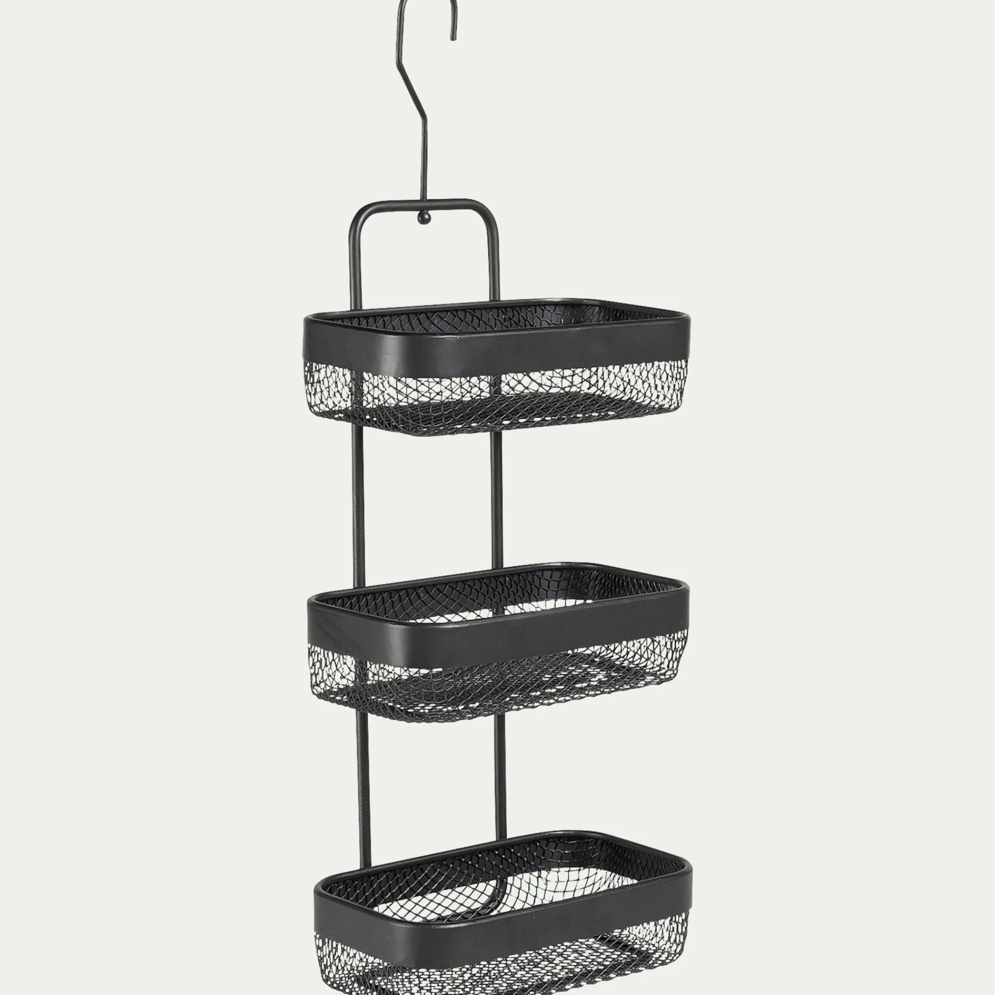 alinea Accessoire De Salle De Bain|Rangement De Salle De Bain*Étagère de douche en acier - Noir