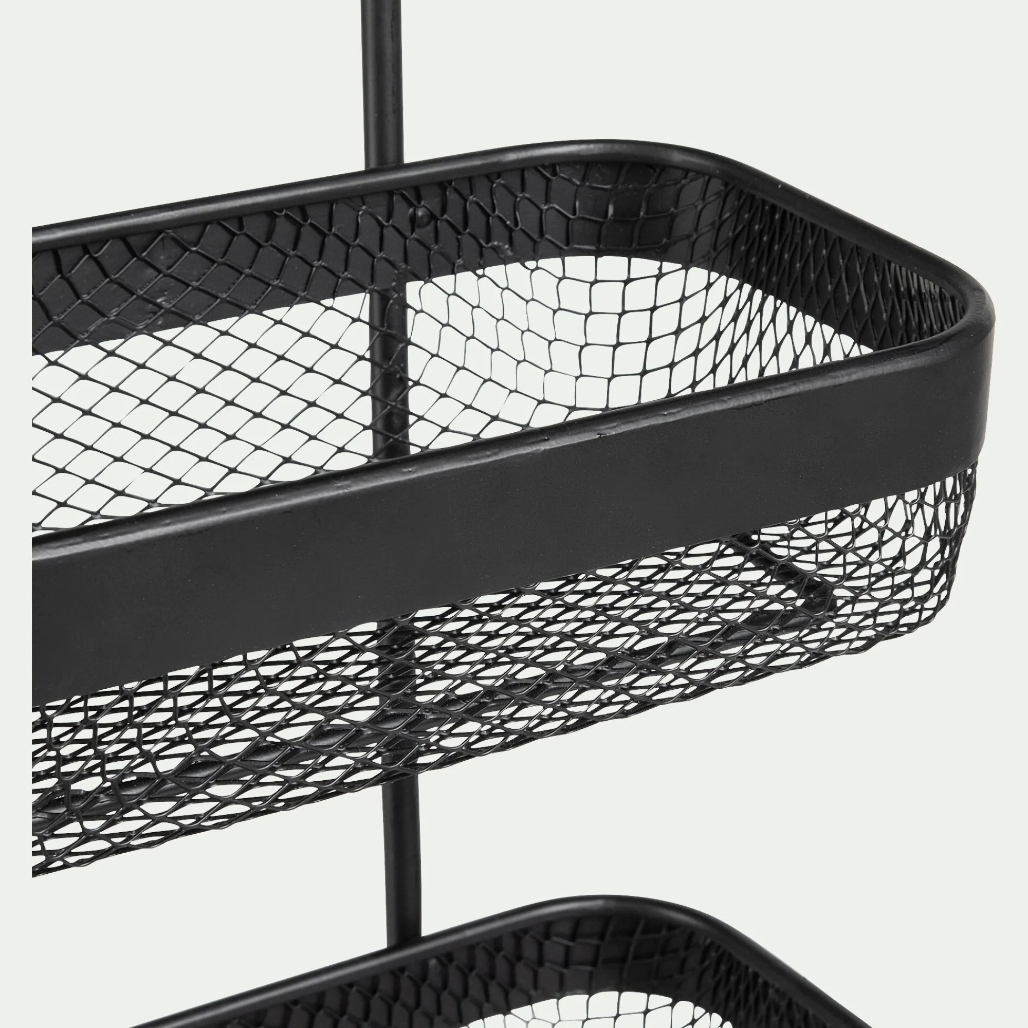 alinea Accessoire De Salle De Bain|Rangement De Salle De Bain*Étagère de douche en acier - Noir