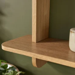 alinea Étagère Murale*Étagère murale asymétrique en chêne L138cm - Bois clair