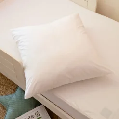 alinea Bureau Enfant|Linge De Lit Enfant*Taie d'oreiller enfant en coton 65x65cm - Blanc