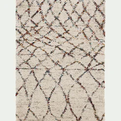 alinea Tapis De Salon|Tapis Berbère*Tapis à motif d'inspiration berbère 160x230cm - Blanc