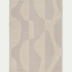 alinea Tapis De Salon*Tapis à motifs abstraits - 120x170cm Beige