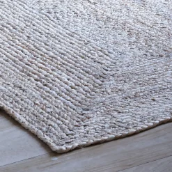 alinea Tapis En Jute|Tapis Uni*Tapis de couloir en jute - 80x200cm Naturel