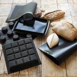 alinea Tapis De Cuisson|Moule À Gâteau*Tapis de cuisson multi-usages en fibre de verre et silicone 29,5x42cm - Noir