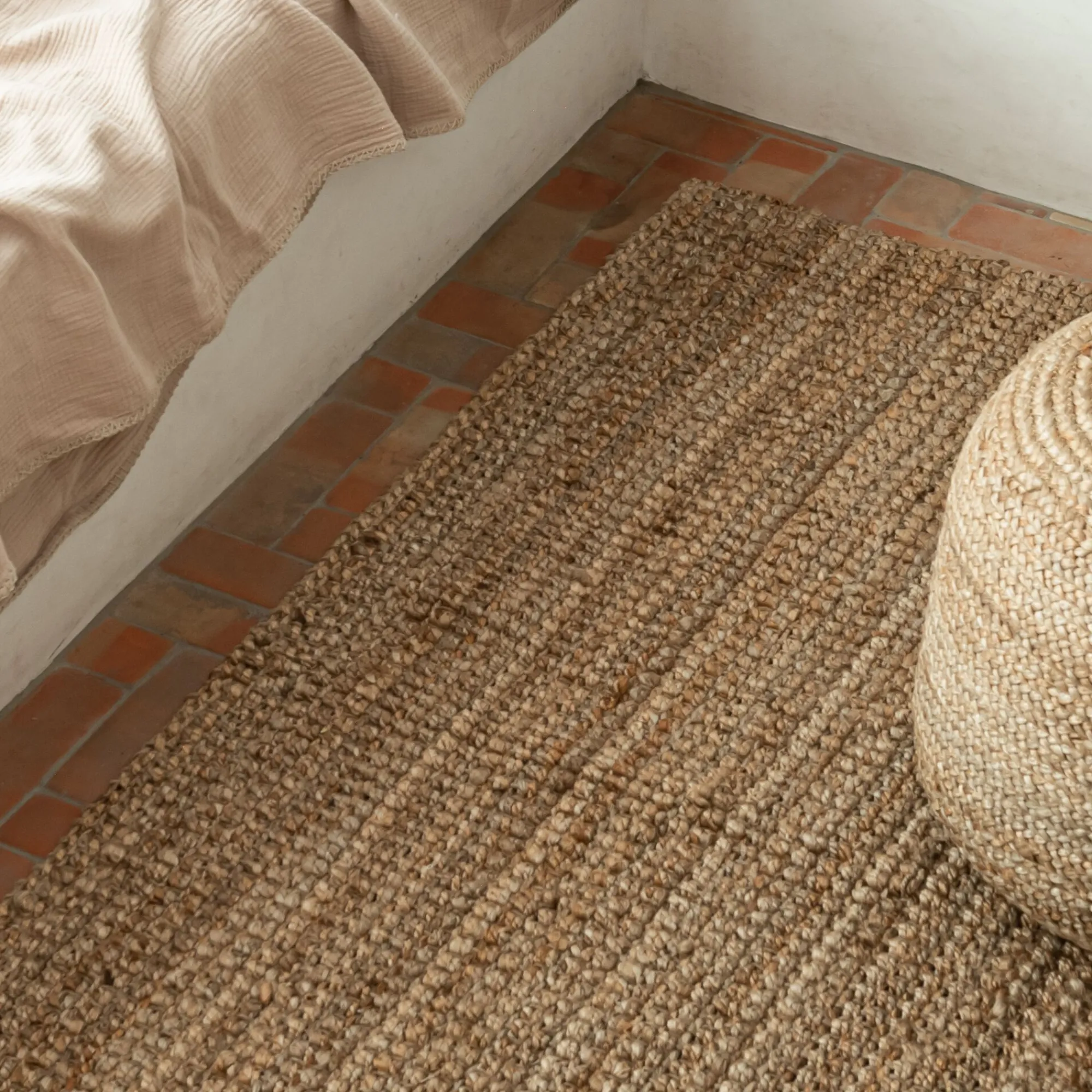 alinea Tapis En Jute|Tapis Uni*Tapis d'intérieur en jute - 170x230cm Naturel