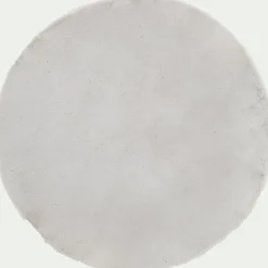 alinea Descente De Lit|Tapis Uni*Tapis imitation fourrure - D120cm Gris