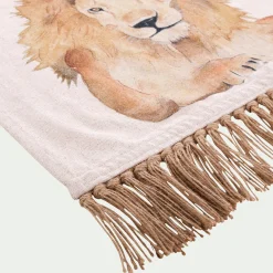 alinea Matelas Enfant|Tapis Chambre Enfant*Tapis imprimé animalier 120x180cm - Beige