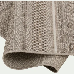 alinea Tapis Exterieur|Tapis D'Extérieur*Tapis intérieur et extérieur à motifs - 120x170cm Marron