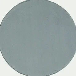 alinea Descente De Lit|Tapis Uni*Tapis rond imitation fourrure - calaluna D70cm Bleu