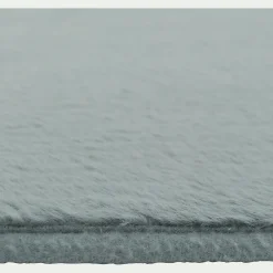 alinea Descente De Lit|Tapis Uni*Tapis rond imitation fourrure - calaluna D70cm Bleu