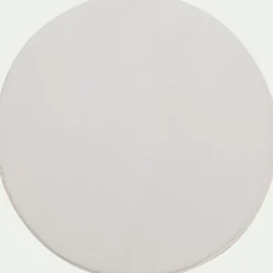 alinea Descente De Lit|Tapis Uni*Tapis rond imitation fourrure - ventoux D70cm Blanc