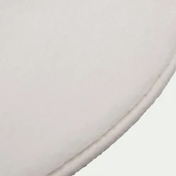 alinea Descente De Lit|Tapis Uni*Tapis rond imitation fourrure - ventoux D70cm Blanc
