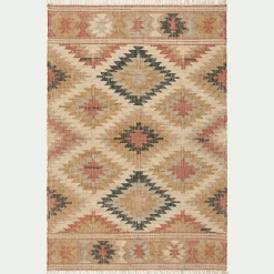 alinea Tapis En Jute|Tapis De Salon*Tapis tissé en jute et coton - 200x290cm Beige
