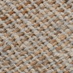 alinea Tapis En Jute|Tapis De Salon*Tapis tressé en jute - 120x170cm Naturel