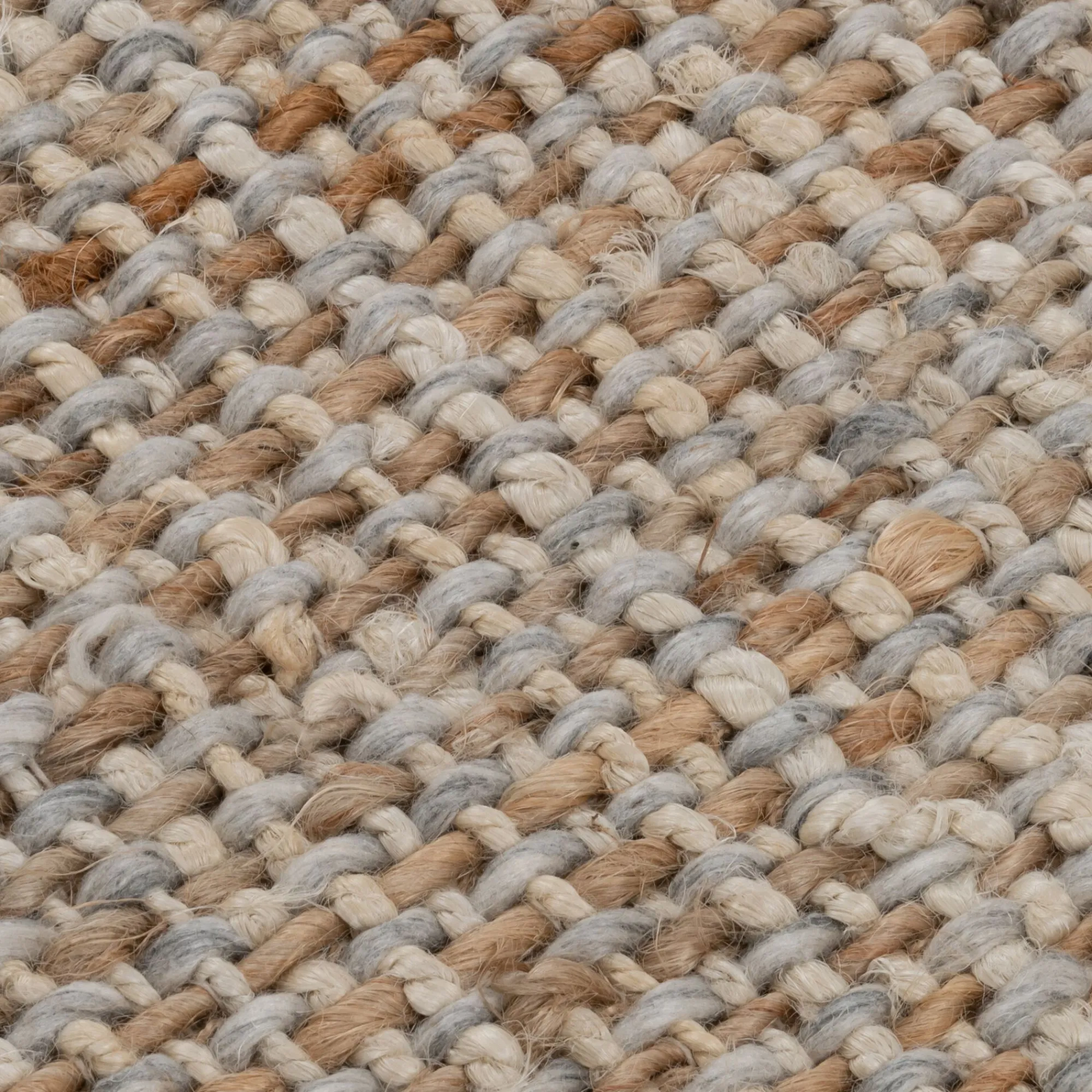 alinea Tapis En Jute|Tapis De Salon*Tapis tressé en jute - 120x170cm Naturel