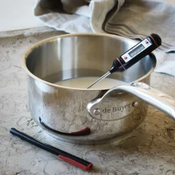 alinea Ustensile Pour Pâtisserie|Accessoire De Cuisson*Thermomètre de cuisine digital électronique à sonde en inox - argenté métallisé