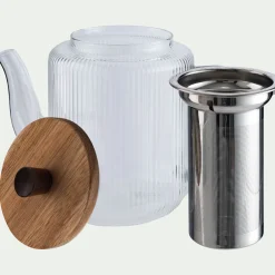 alinea Vaisselle Petit Déjeuner|Cafetière Et Théière*Théière avec infuseur en verre 1,5L - Transparent