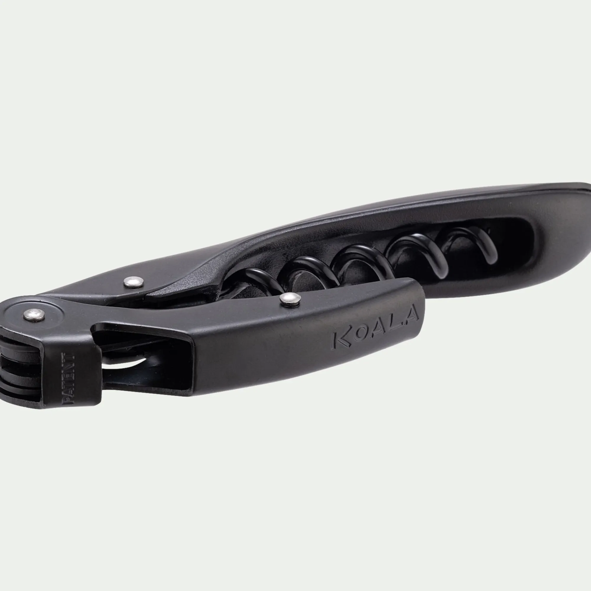 alinea Accessoire Vin*Tire-bouchon à double levier en inox - Noir