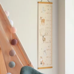 alinea Matelas Enfant|Déco Murale*Toise murale motifs forêt - Beige