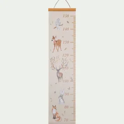 alinea Matelas Enfant|Déco Murale*Toise murale motifs forêt - Beige