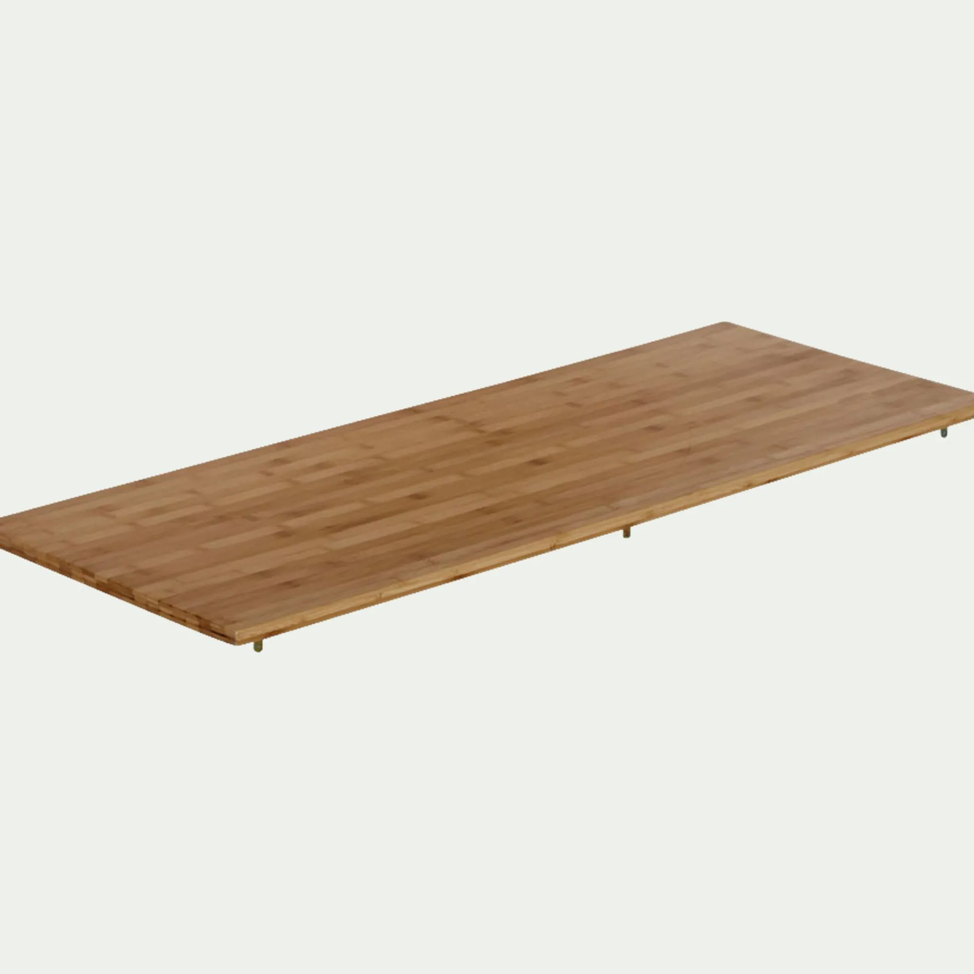 alinea Rangement De Salle De Bain*Top double pour meuble sous-vasque 120cm Bois clair