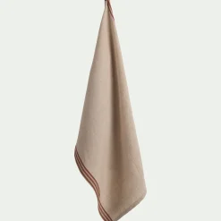 alinea Tablier Et Torchon*Torchon de cuisine rayé en lin - cade 50x70cm Rouge