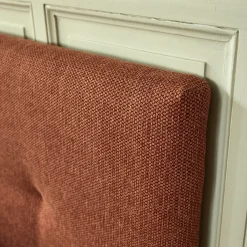 alinea Tête De Lit*Tête de lit capitonnée en tissu L182cm - terracotta Rouge