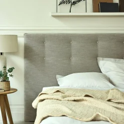 alinea Tête De Lit*Tête de lit en tissu texturé 160cm - écru Beige