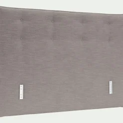 alinea Tête De Lit*Tête de lit en tissu texturé 160cm - granite Gris