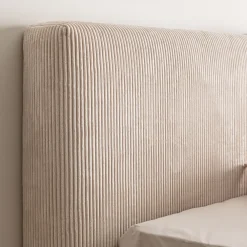alinea Tête De Lit*Tête de lit en velours côtelé 190cm - Beige