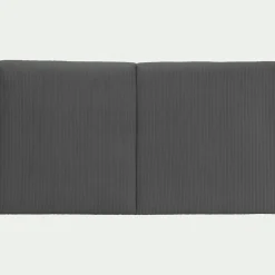 alinea Tête De Lit*Tête de lit en velours côtelé 190cm - anthracite Gris