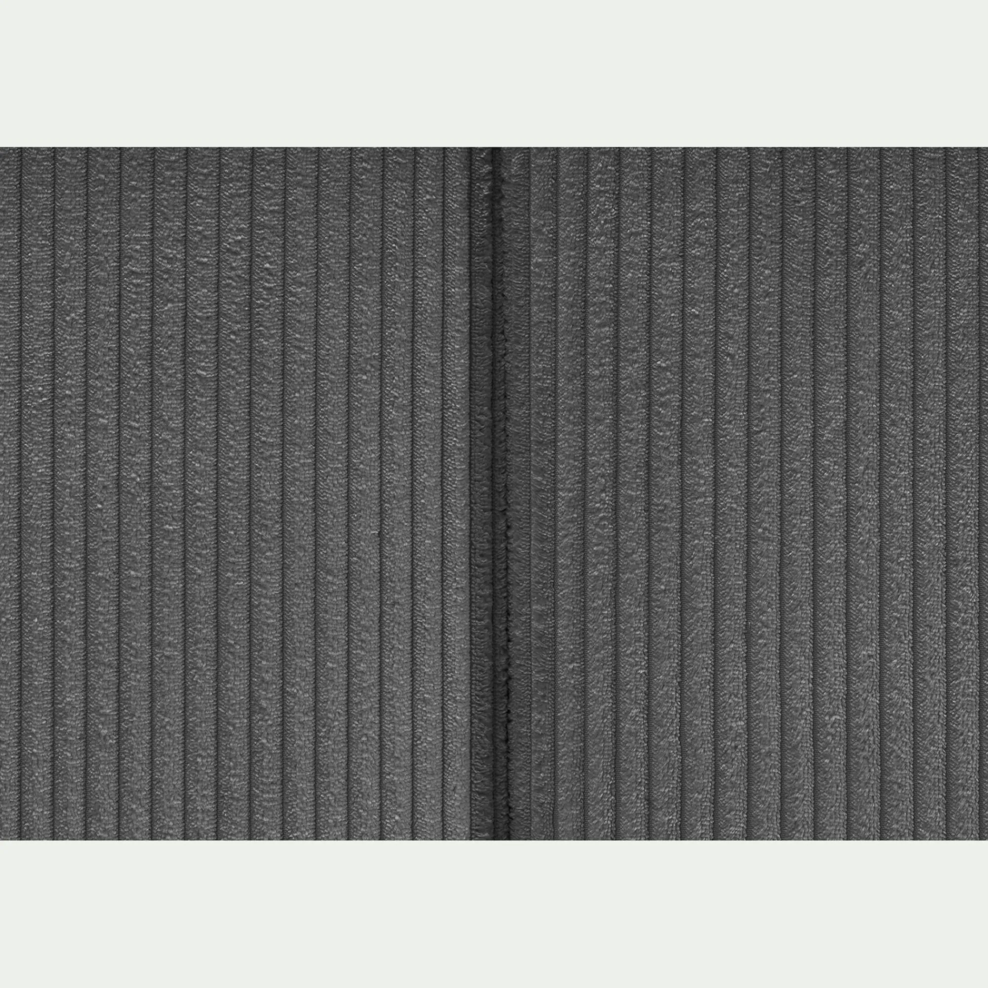 alinea Tête De Lit*Tête de lit en velours côtelé 190cm - anthracite Gris