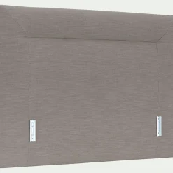 alinea Tête De Lit*Tête de lit matelassée en tissu 160cm - granite Gris