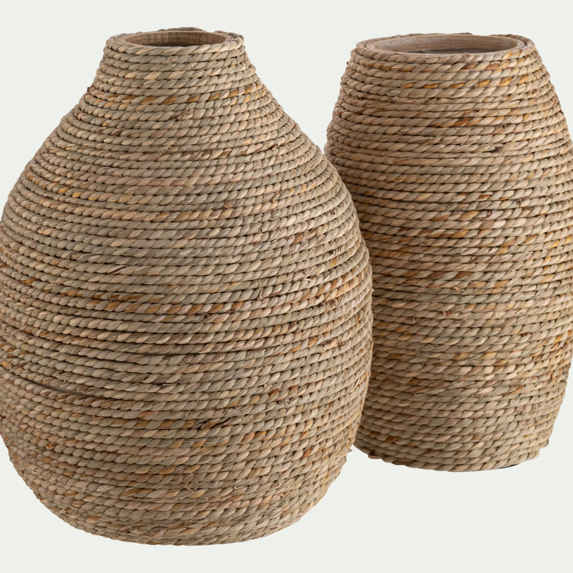 alinea Décoration À Poser|Vase*Vase amphore en jonc de mer H25cm - Naturel
