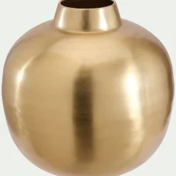 alinea Vase|Vase Et Branchage De Noël*Vase boule en fer H32cm - Doré