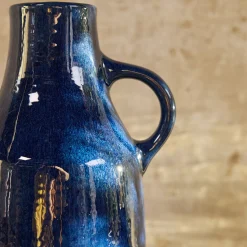 alinea Décoration À Poser|Vase*Vase pichet en faïence H51cm - Bleu