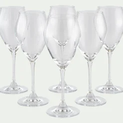 alinea Verre À Pied|Verre À Vin*Verre à pied en verre 32cl - Transparent