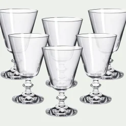 alinea Verre À Pied|Verre À Vin*Verre à pied en verre 24cl - Transparent