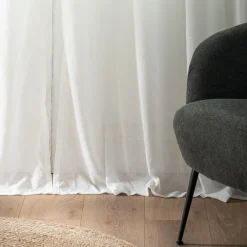 alinea Voilage*Voilage à œillets en polyester 135x300cm - ventoux Blanc